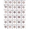 Image 1 : Mixed Page of 30x Canada Silver 10-cent dated 1962-1965. 30pcs