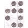 Image 2 : 1971-1999 Kennedy half dollars in  uni-safe holder. You will receive 34 coins dated between 1971 -19