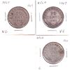 Image 1 : 1907,1909 & 1911 Newfoundland 50-cents. 3pcs