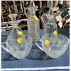 Image 1 : Vinegar Cruets + 2 Glass Cups