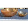 Image 1 : (2) Iris And Herring Bone Bowls (8" Across, 4.5" Across)