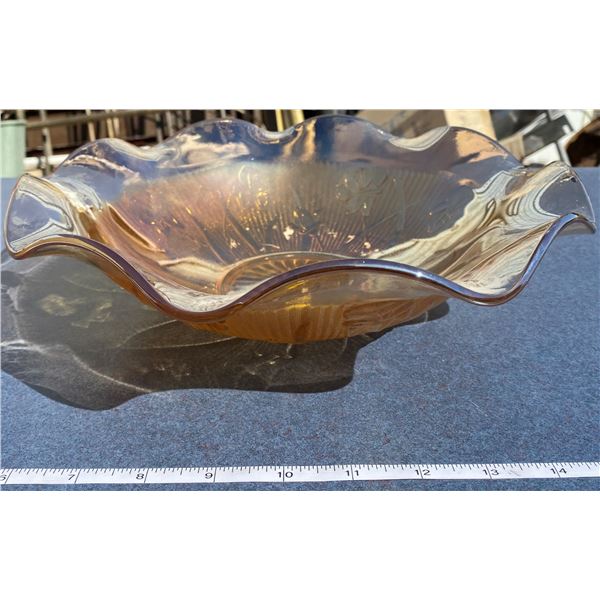 Iris And Herring Bone Bowl