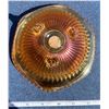 Image 3 : Carnival Glass Footed Dish (11.5" Across)