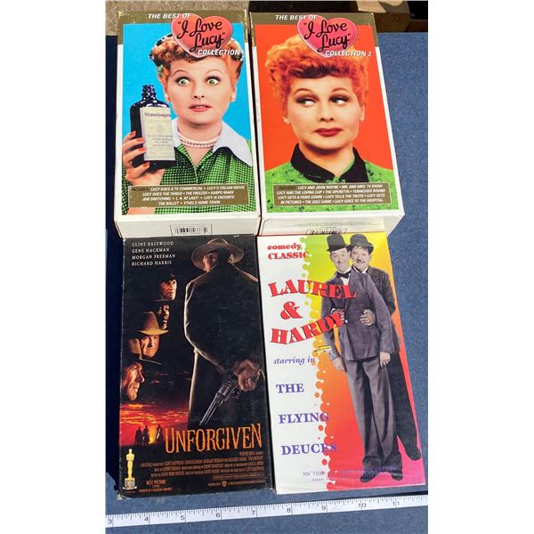 4 VHS Movies