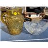 Image 1 : Glass Bowl + Pitcher