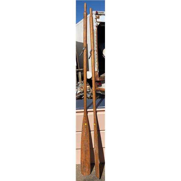 Set Of Wooden Oars