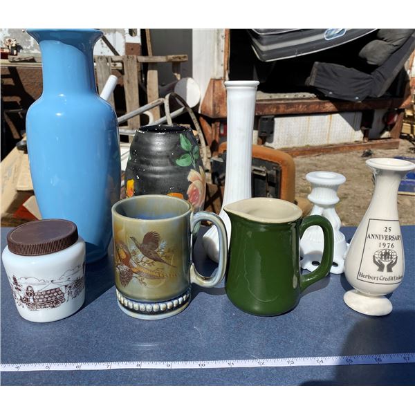 Box Of Vases + Mugs