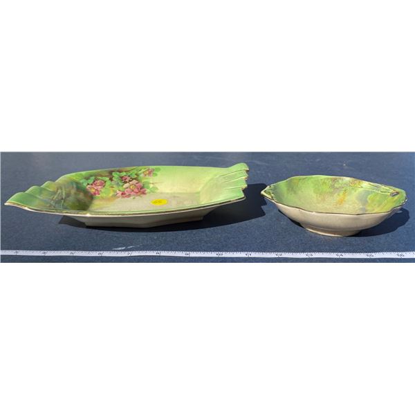 2 Pieces Royal Winton Glass Ware