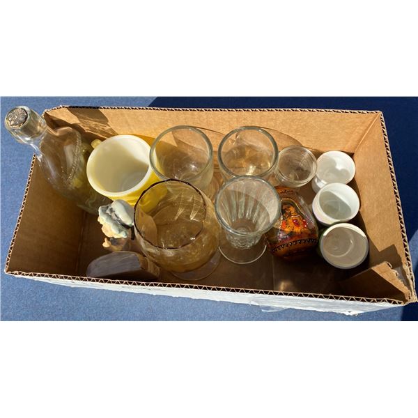 Lot Of Egg Cups + Wooden Egg + Mugs + Bottle