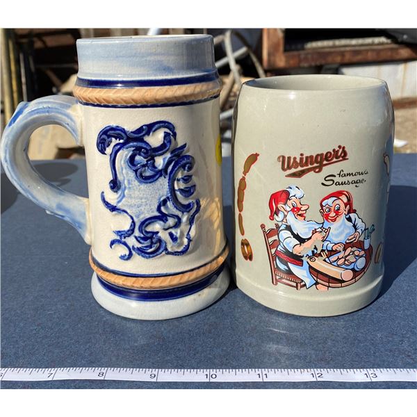 2 Beer Steins