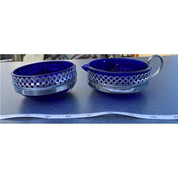 Cream + Sugar Cobalt Blue