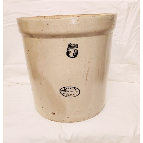 5 GALLON MEDALTA CROCK