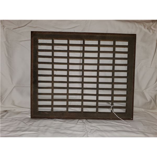 IRON FLOOR GRATE 14.5x11.5"