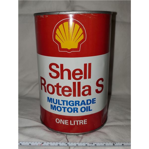 SHELL ROTELLA OIL CAN (FULL)
