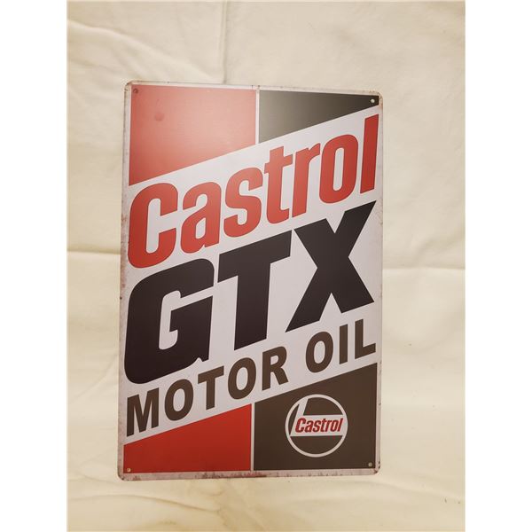 CASTROL GTX TIN SIGN