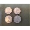 Image 2 : Lot of 4 .800 silver quarters 25¢ coins