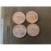 Image 1 : Lot of 4 1967 silver quarters