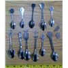 Image 2 : 11 Decorative Spoons & 2 Keychain Fobs