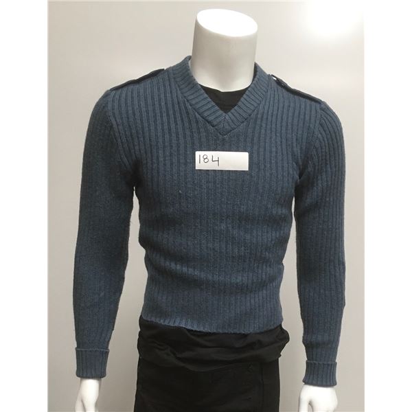 3 Pack Of Canadian Airforce Blue Sweaters, Size Med