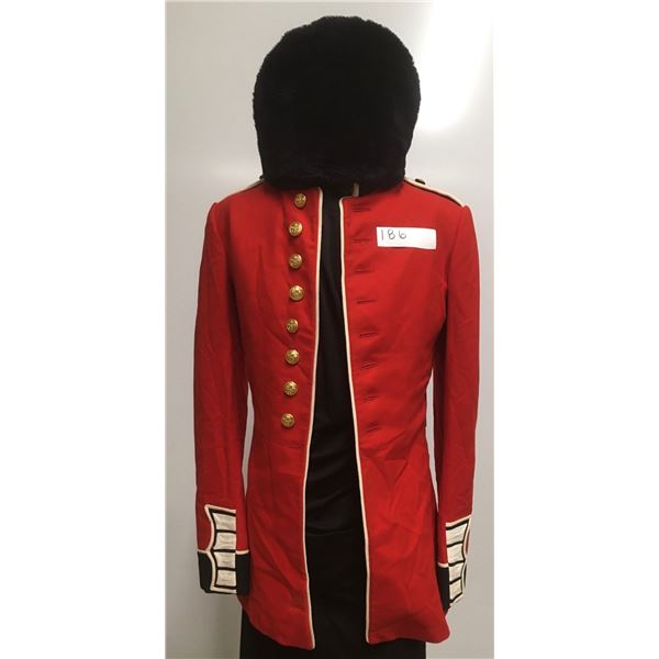 Canadian Military Parade Red Tunic & Fur Had, Size Med