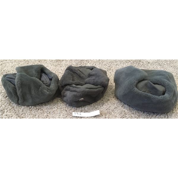 3 East German Fur Hats, 1980s