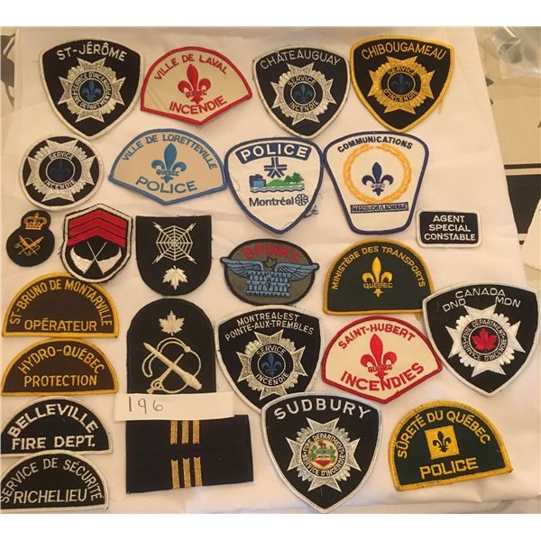 25 assorted patches