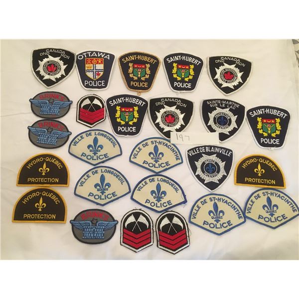 25 assorted patches