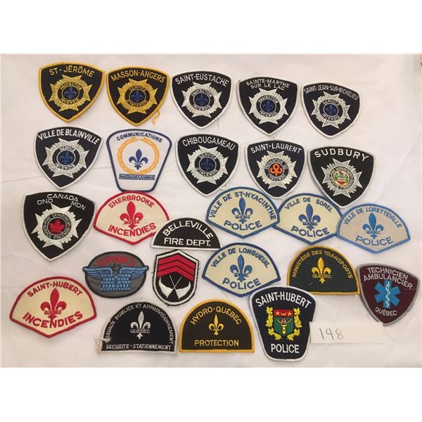 25 assorted patches