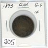 Image 1 : 1893 Canadian large cent