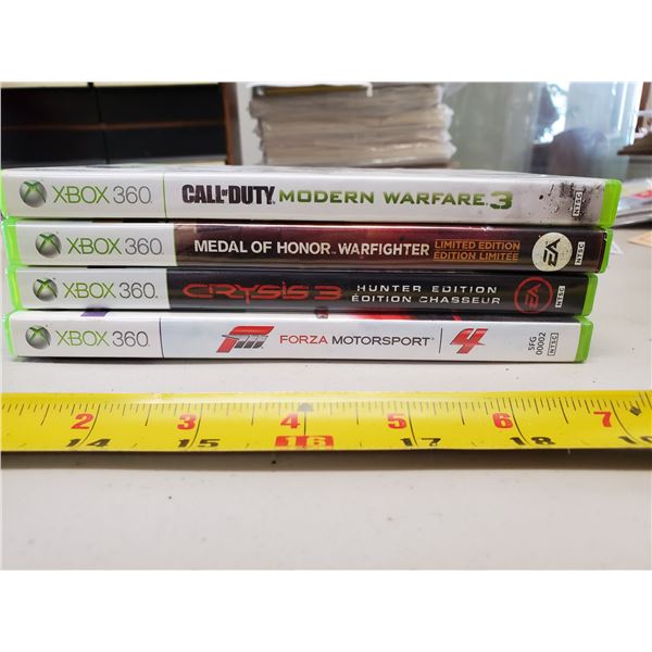 4 X XBOX 360 GAMES