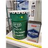 Image 1 : CO-OP 5 GALLON PAIL & PRESTONE ANTI-FREEZE TIN