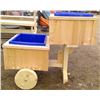 Image 1 : 2 Wheel Planter 17x28x23.25