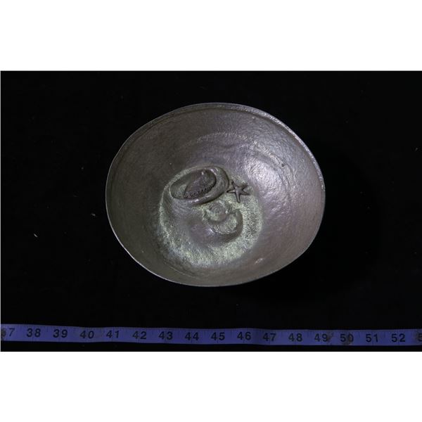 Metal Seashell Bowl
