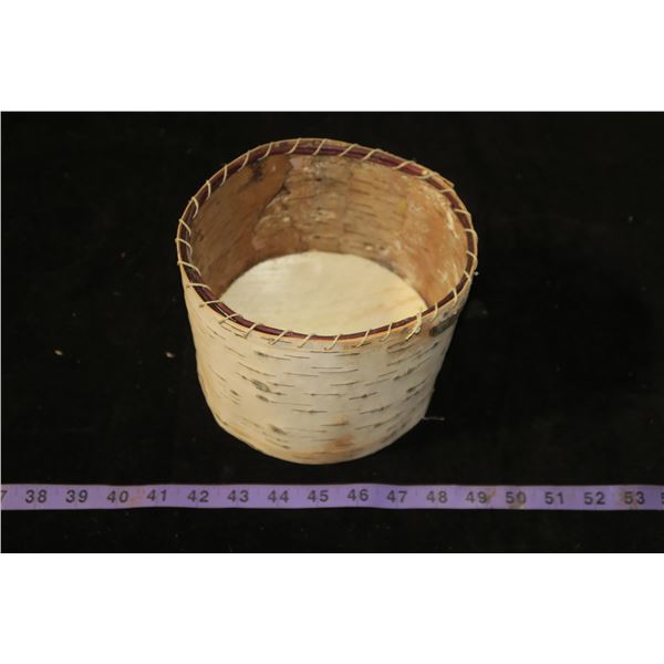 Birch Bark Basket 7"
