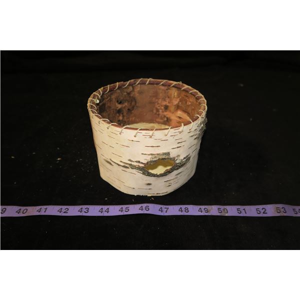Birch Bark Basket 6.5"