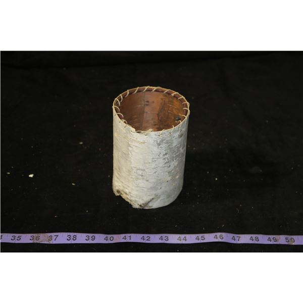 Birch Bark Basket 4.5"