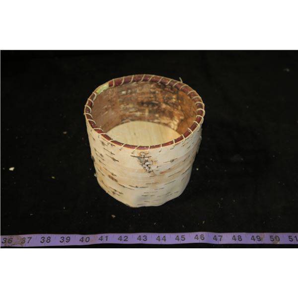 Birch Bark Basket 6.5"