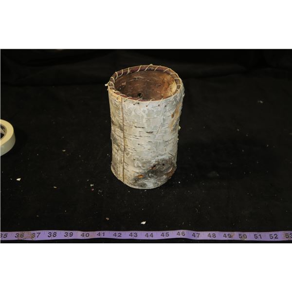Birch Bark Basket 5"