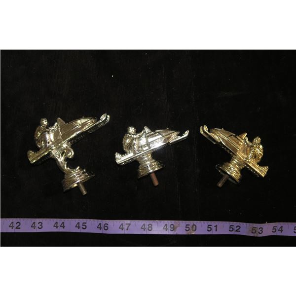 3 Snowmobile Trophy Tops