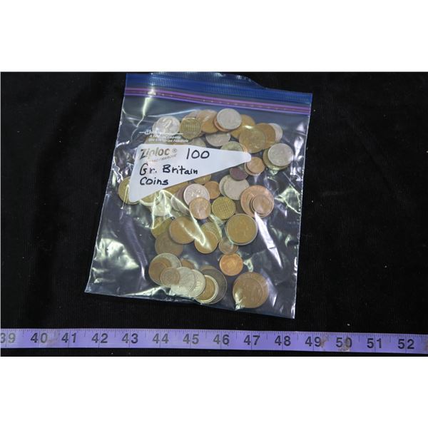 100 Great Britain Coins
