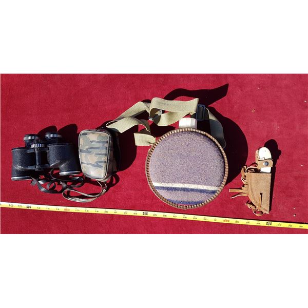 Canteen & Binnoculars & Knife