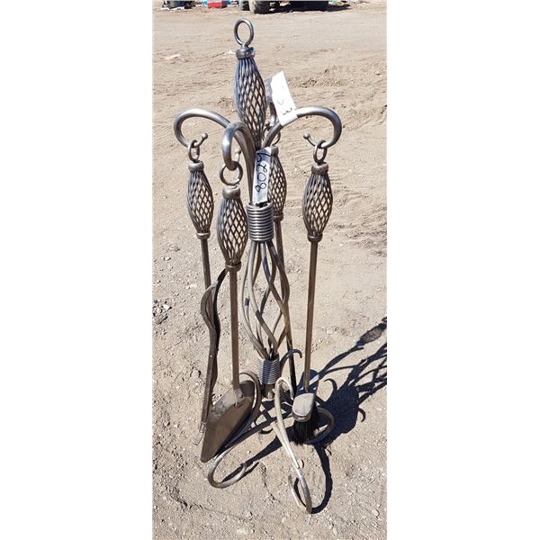 Fireplace Tools 34" Tall Schmalz Auctions