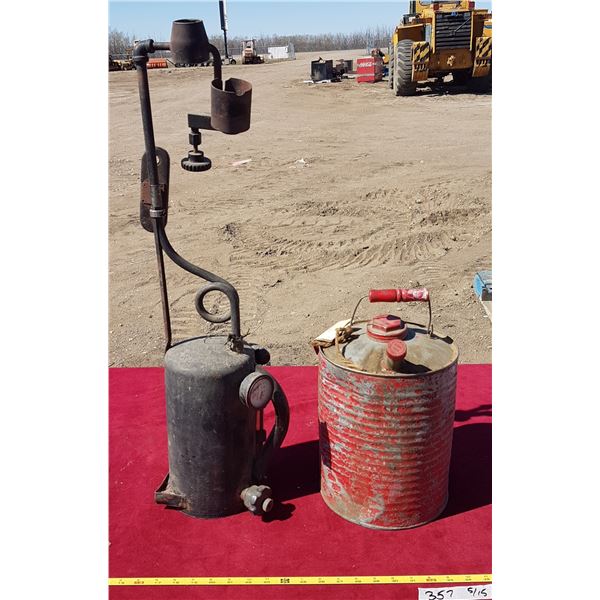 Torch & Gas Can