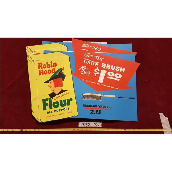 2 Robin Hood Cardboard Standees