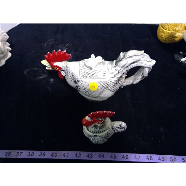 Chicken Creamer & Sugar Set