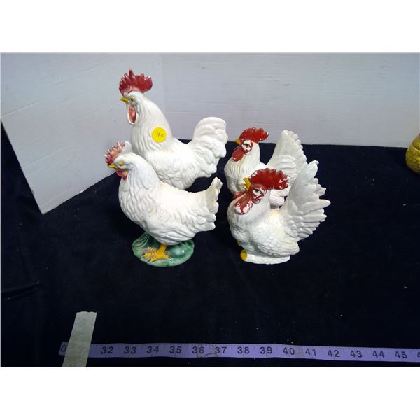 Assorted Chicken Ornamental Décor