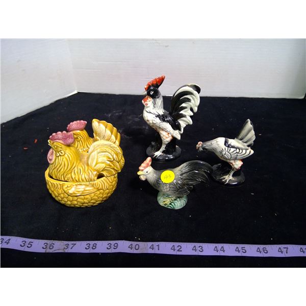Assorted Chicken Ornamental Décor