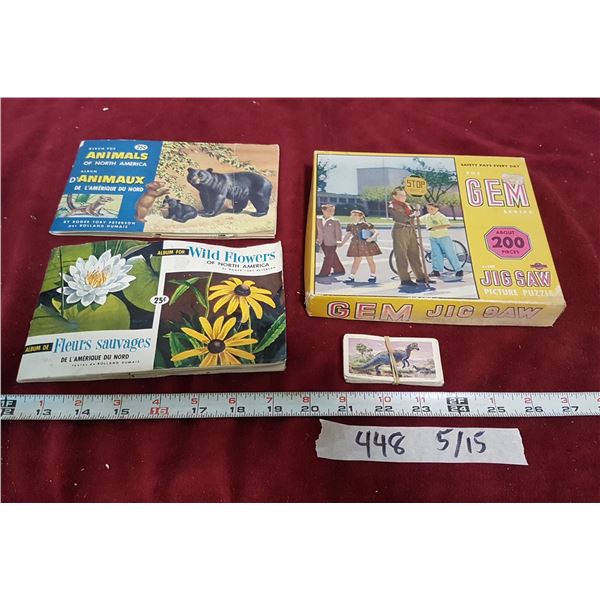 Lot Jigsaw Puzzles &  Nature Items