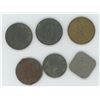 Image 1 : 4 German Coins from the 40s t the 70s, 1 Dutch 5c Coin and one Swedish/Norwegian coin (2 Ore)