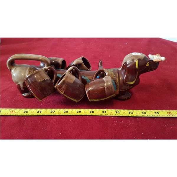 Booze Hound Shot Glass Set - Small Chip - One Glass Missing